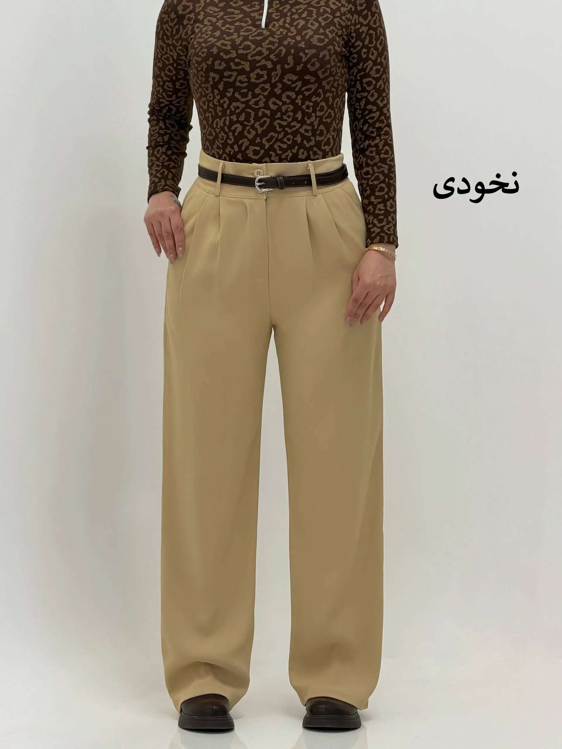 3816-شلوار کرپ واید کد 330